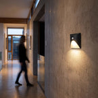 Modern Matte Metal Wall Sconce With Motion Sensor Option for Hallways