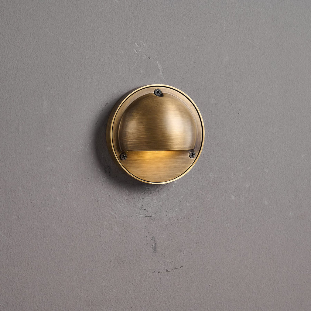 Modern Copper Wall Sconce With Dimmable Tri-Color Glow