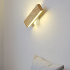 Modern Wood Wall Sconce for Living Room and Bedroom