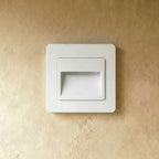 Minimalist Matte Plastic Wall Sconce for Hallway and Bedroom