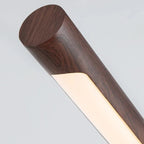 Modern Wood Table Lamp With Warm LED Glow for Home Office