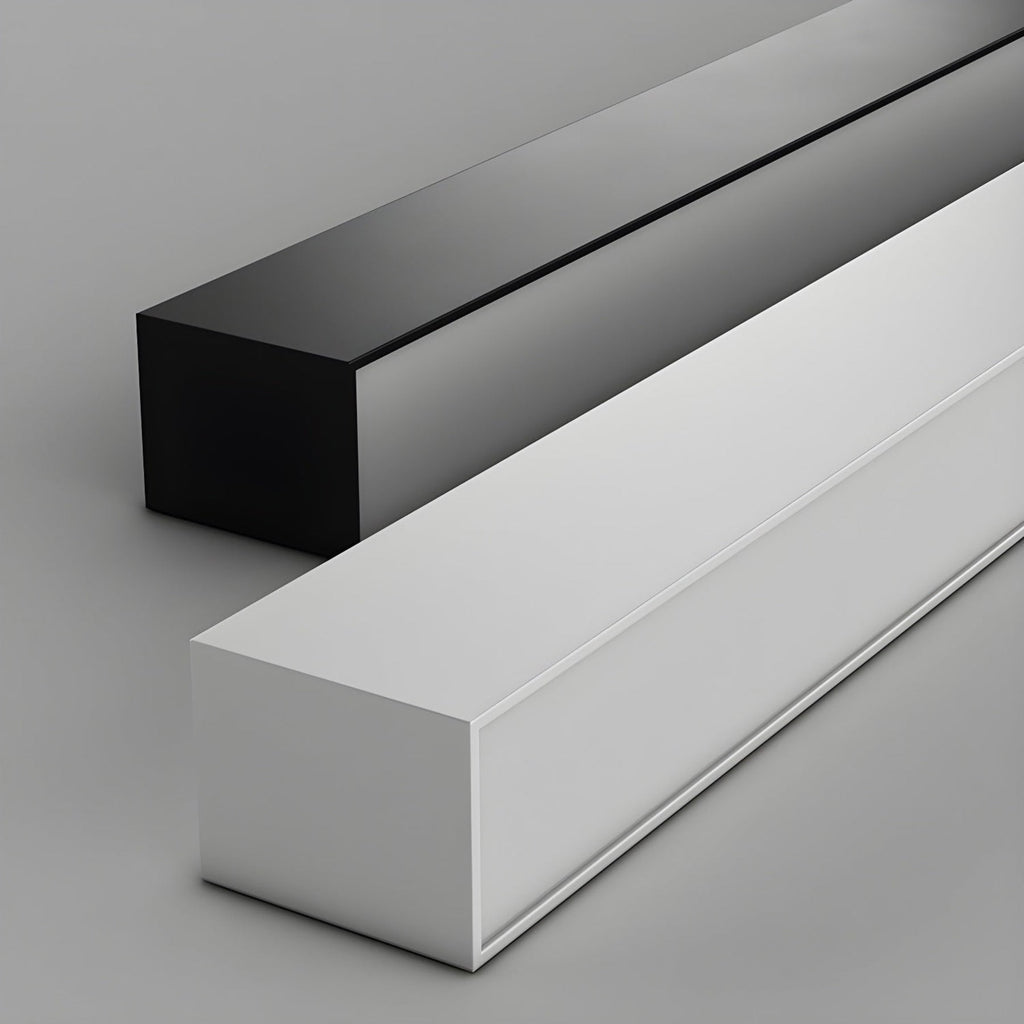 Minimalist Linear Metal Ceiling Light for Living Room