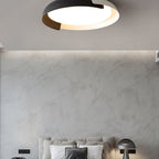 Modern Wood Flush Mount Ceiling Light for Living Room