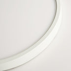 Minimalist Iron Flush Mount Ceiling Light With Slim Low-Profile Design