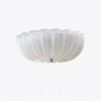Vintage Glass Flush Mount Ceiling Light for Living Room
