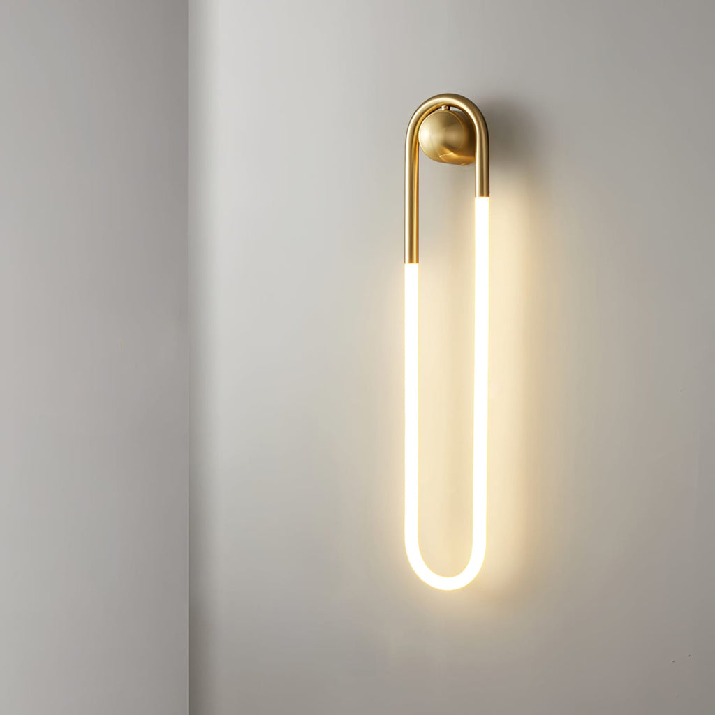 Minimalist Metal Wall Sconce for Living Room and Bedroom