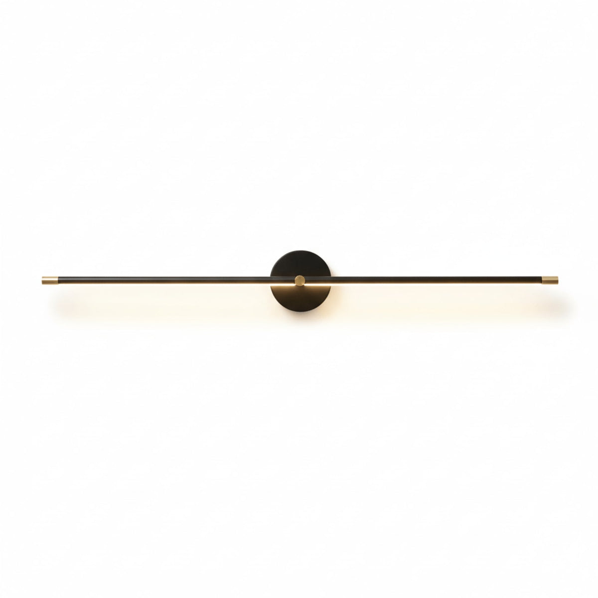 Minimalist Metal Linear Wall Sconce With Warm LED Glow