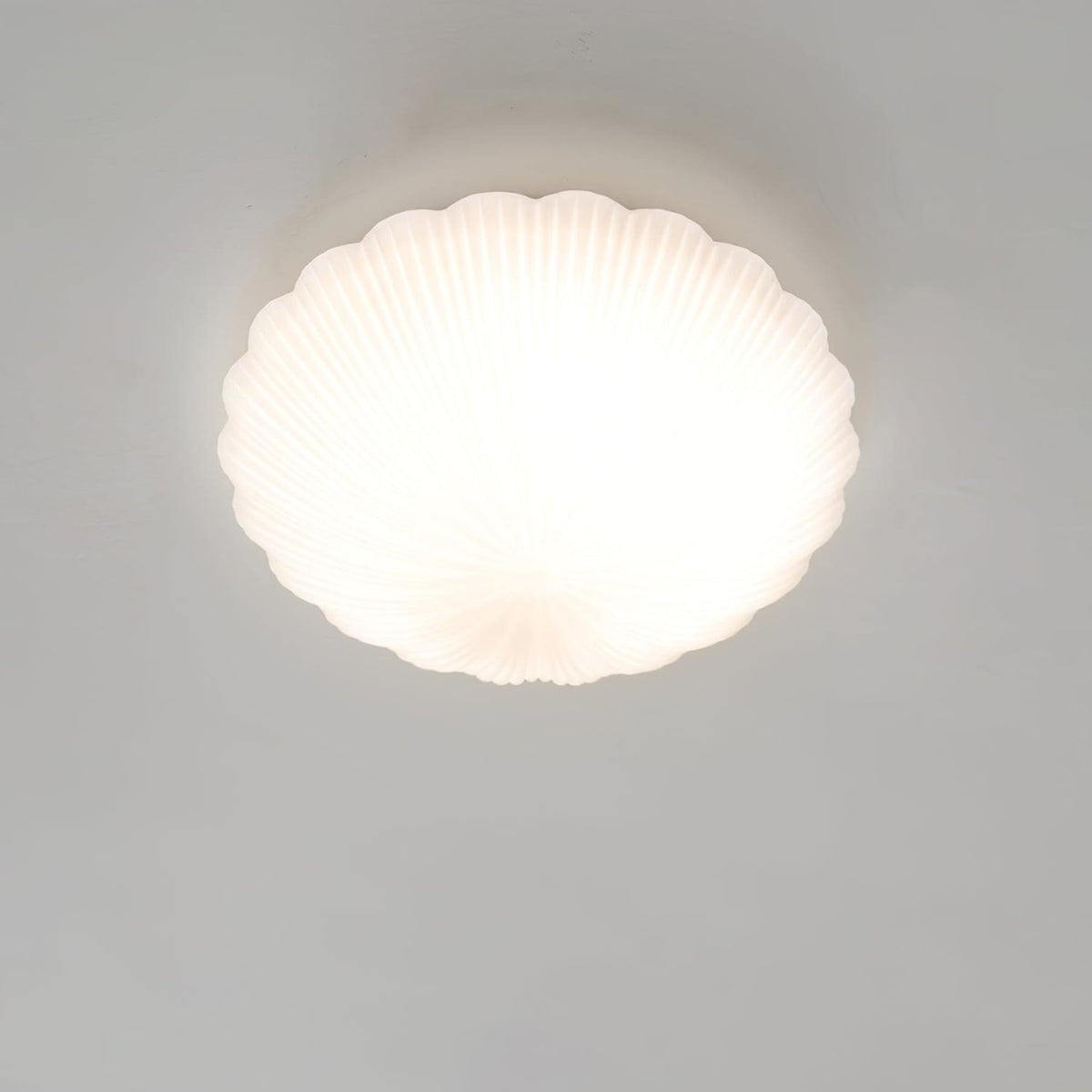 Modern Glass Flush Mount Ceiling Light