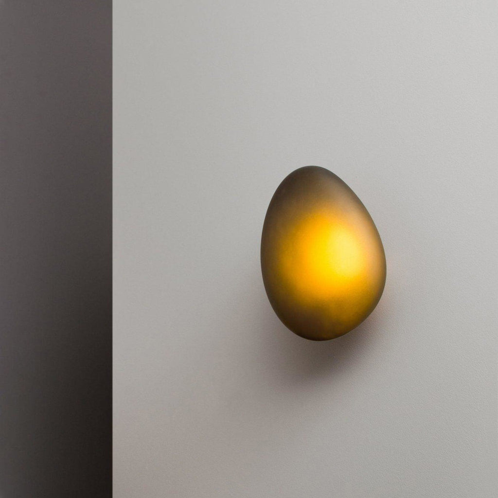 Modern Glass Wall Sconce With Warm Glass Shades