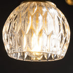 Modern Solid Brass Flush Mount Ceiling Light