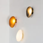 Modern Glass Wall Sconce With Warm Glass Shades
