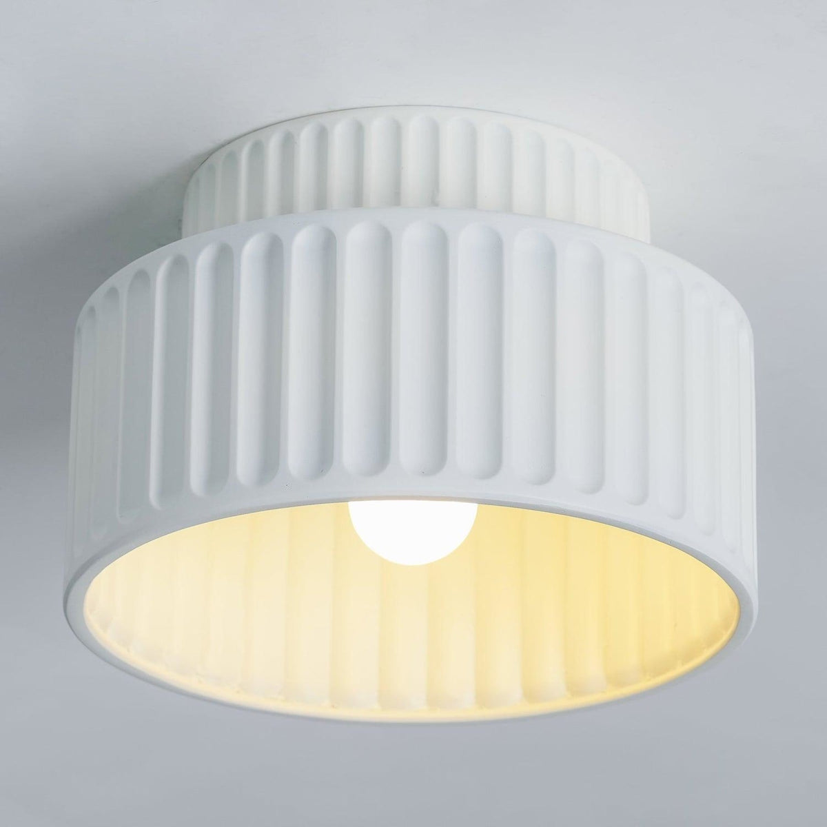 Modern Semi-Flush Ceiling Light for Living Room and Bedroom
