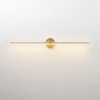 Minimalist Metal Linear Wall Sconce With Warm LED Glow