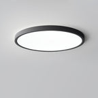 Minimalist Iron Flush Mount Ceiling Light With Slim Low-Profile Design
