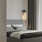 Minimalist Metal Wall Sconce for Living Room and Bedroom