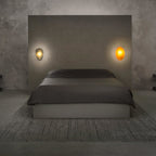 Modern Glass Wall Sconce With Warm Glass Shades
