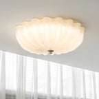 Vintage Glass Flush Mount Ceiling Light for Living Room
