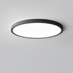 Minimalist Iron Flush Mount Ceiling Light With Slim Low-Profile Design