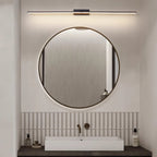Modern Iron Linear Wall Sconce With Integrated LED for Hallway