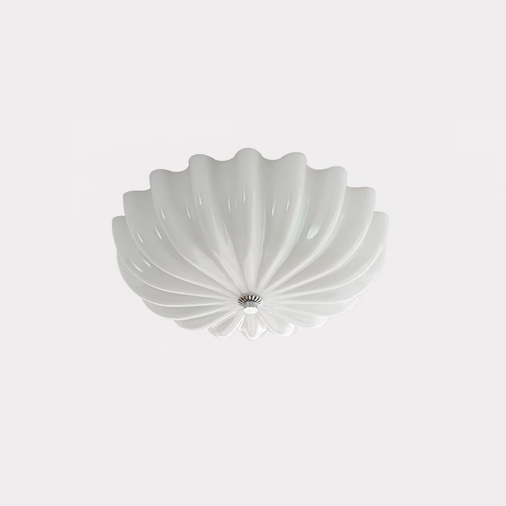 Vintage Glass Flush Mount Ceiling Light for Living Room