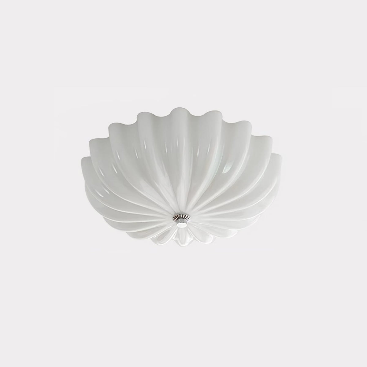 Vintage Glass Flush Mount Ceiling Light for Living Room