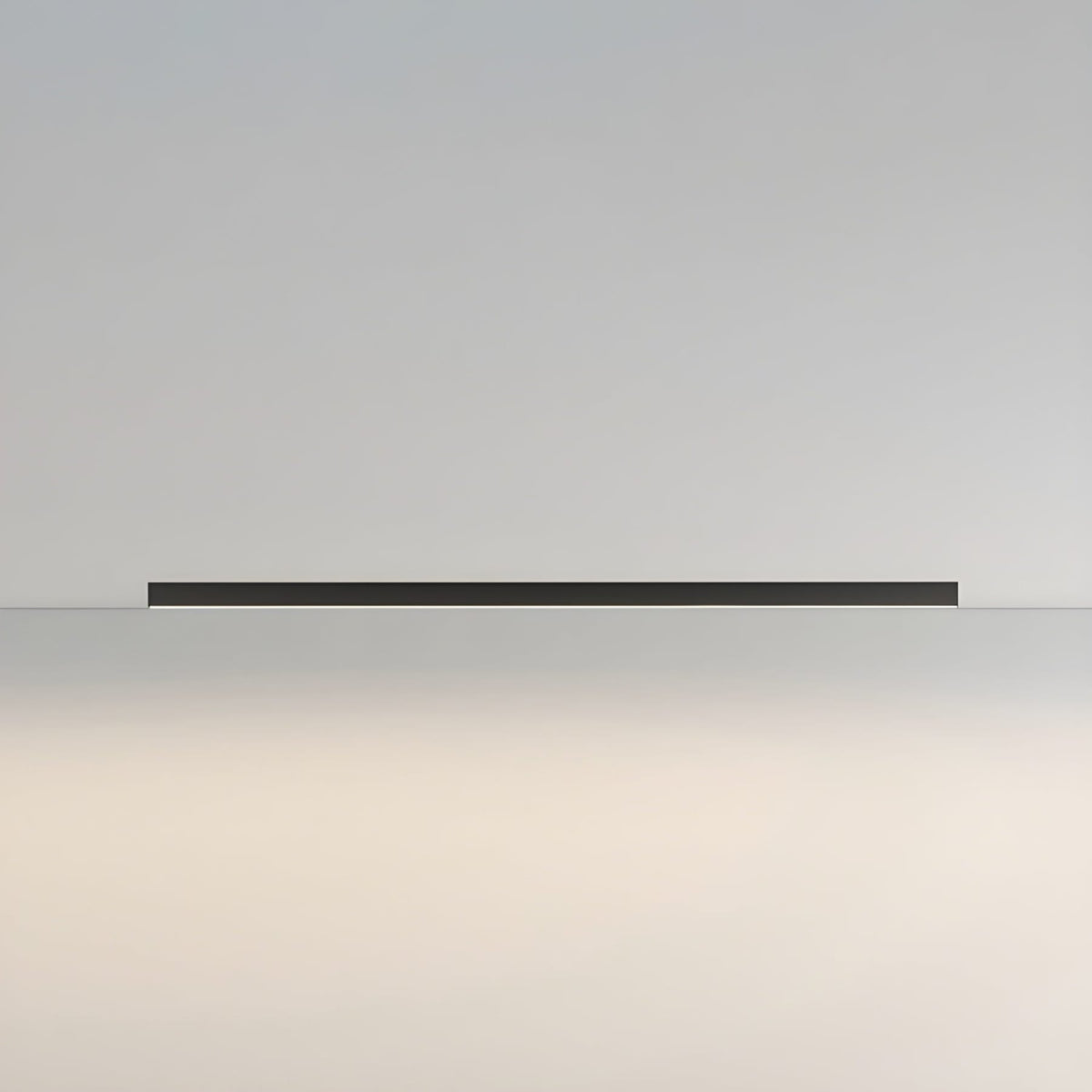 Minimalist Linear Metal Ceiling Light for Living Room