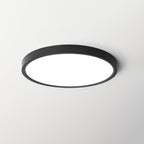 Minimalist Iron Flush Mount Ceiling Light With Slim Low-Profile Design