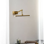 Modern Wrought Iron Wall Sconce With USB Power for Living Room