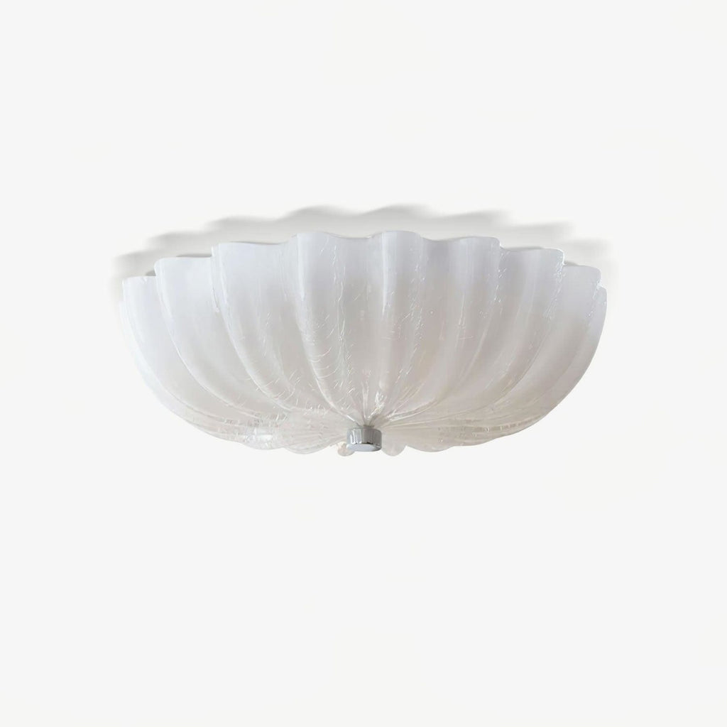 Vintage Glass Flush Mount Ceiling Light for Living Room