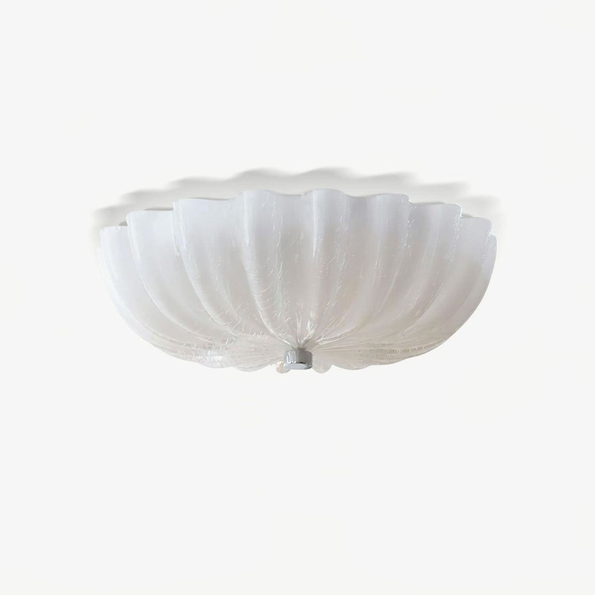 Vintage Glass Flush Mount Ceiling Light for Living Room