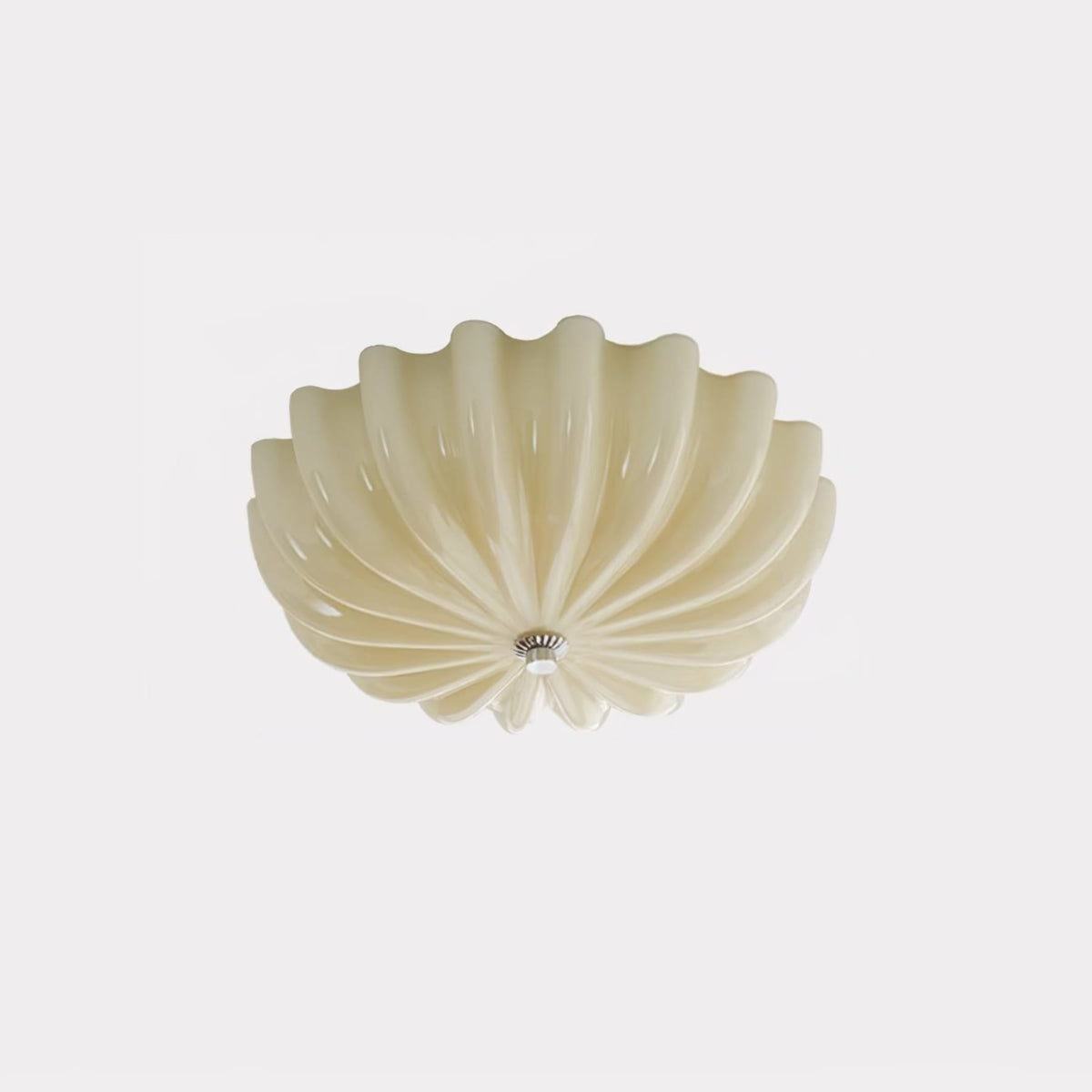 Vintage Glass Flush Mount Ceiling Light for Living Room