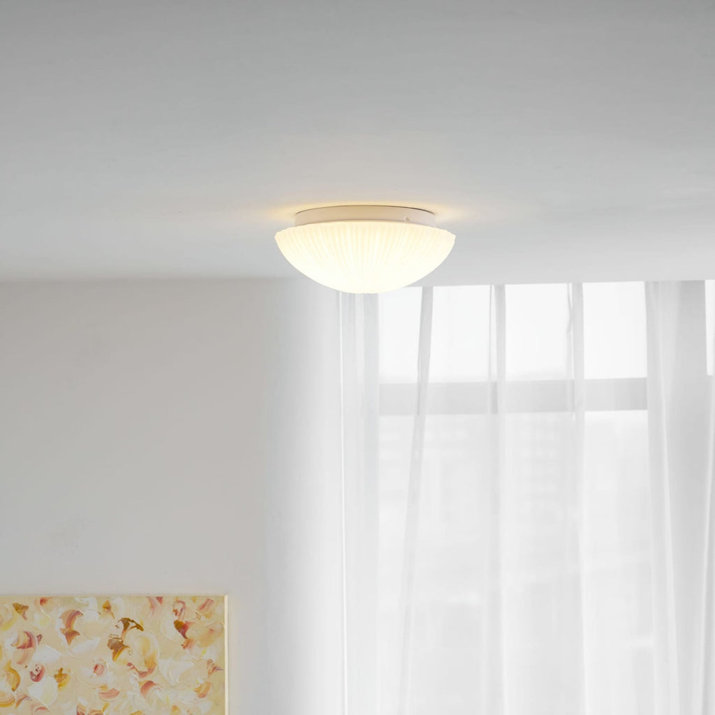 Modern Glass Flush Mount Ceiling Light
