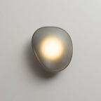 Modern Glass Wall Sconce With Warm Glass Shades