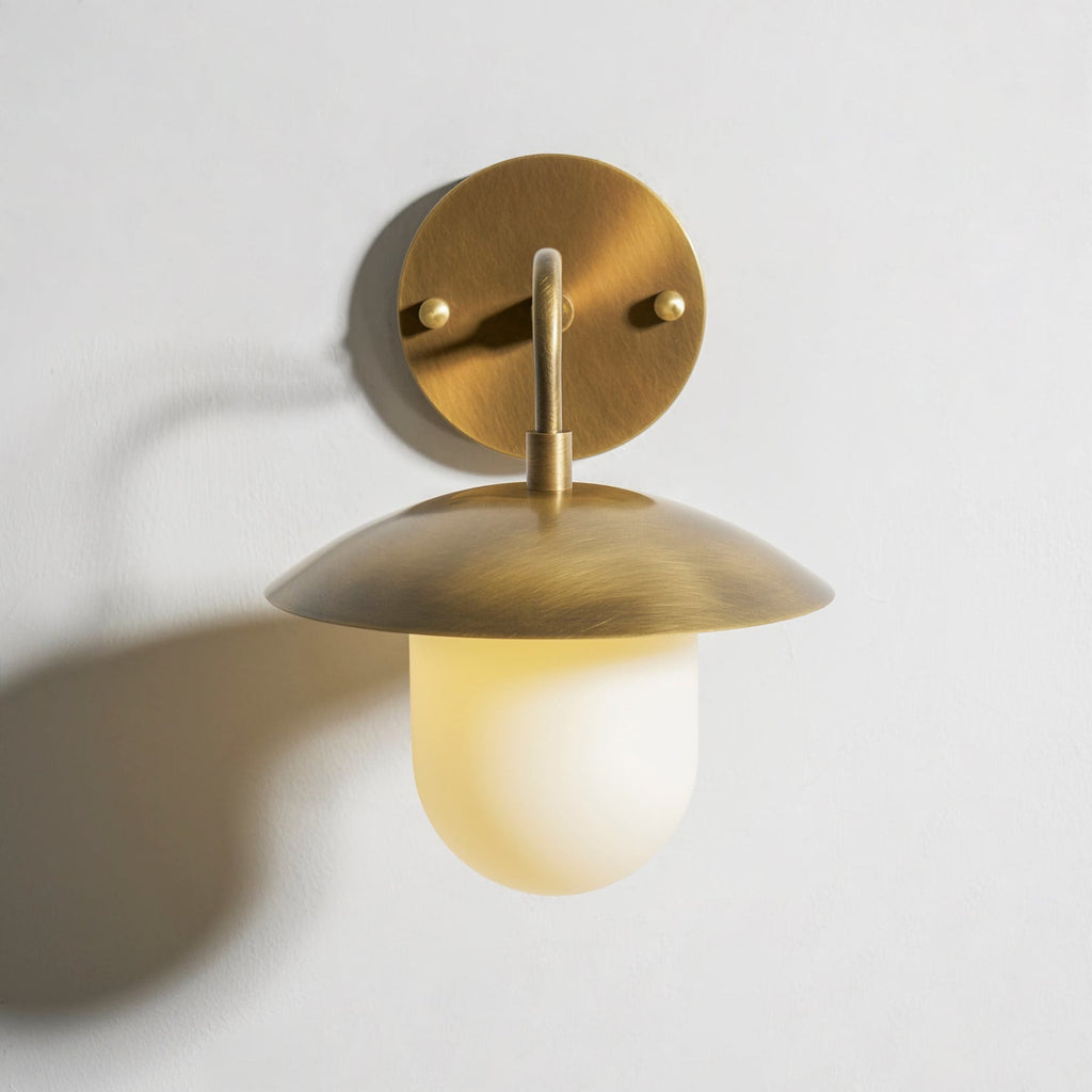 Modern Brass Wall Sconce for Living Room and Bedroom