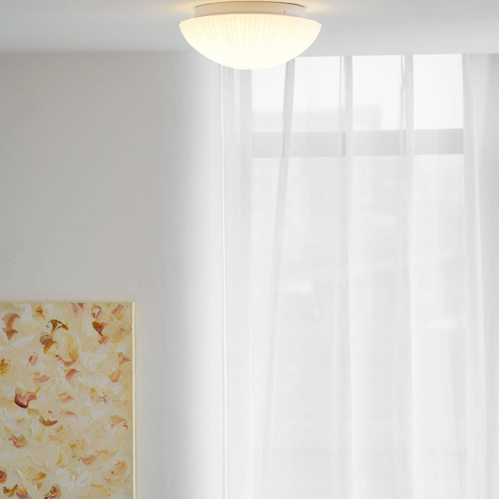 Modern Glass Flush Mount Ceiling Light