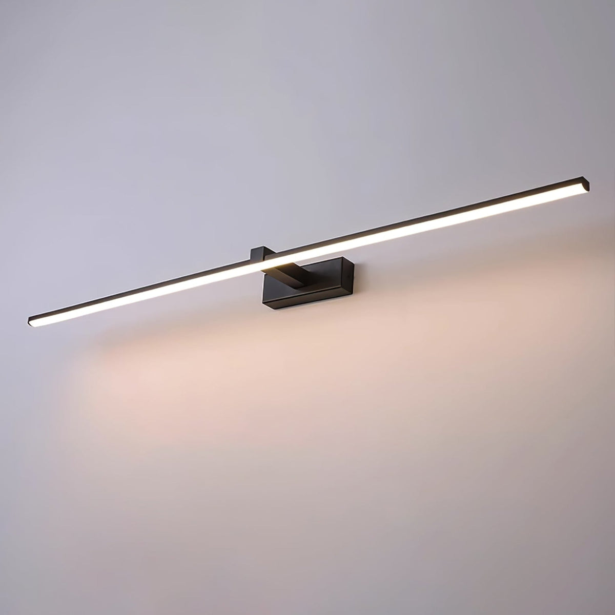 Modern Iron Linear Wall Sconce With Integrated LED for Hallway