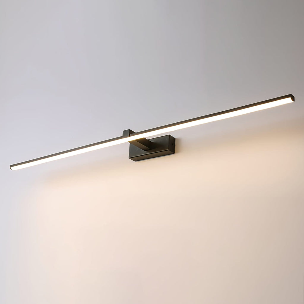 Modern Iron Linear Wall Sconce With Integrated LED for Hallway