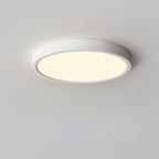 Minimalist Iron Flush Mount Ceiling Light With Slim Low-Profile Design