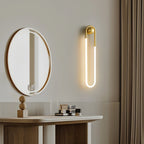Minimalist Metal Wall Sconce for Living Room and Bedroom