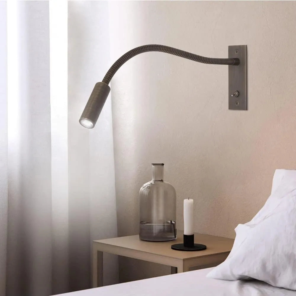 Modern Metal Wall Sconce for Bedroom and Home Office