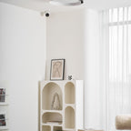 Modern Wood Flush Mount Ceiling Light for Living Room