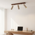 Modern Stone Linear Ceiling Light With Warm White Glow