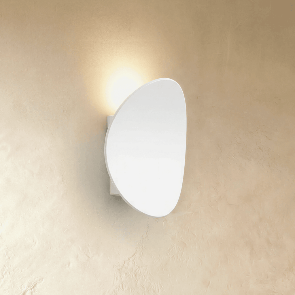 Modern Aluminum Round Wall Sconce for Living Room