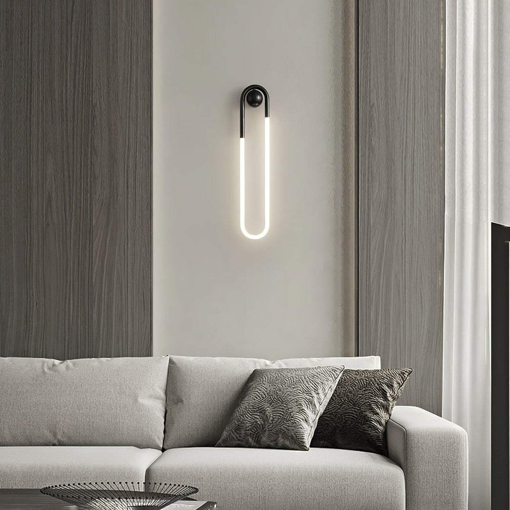Minimalist Metal Wall Sconce for Living Room and Bedroom