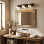 Modern Travertine Wall Sconce With Warm LED Glow for Living Room