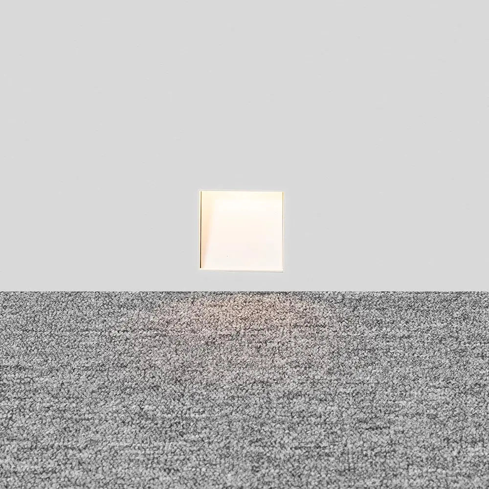 Frameless LED Sensor Wall Sconce With Perforated Panel Design
