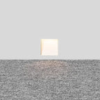 Frameless LED Sensor Wall Sconce With Perforated Panel Design