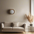 Nordic Natural Wood Wall Sconce LED Light With Globe Shade