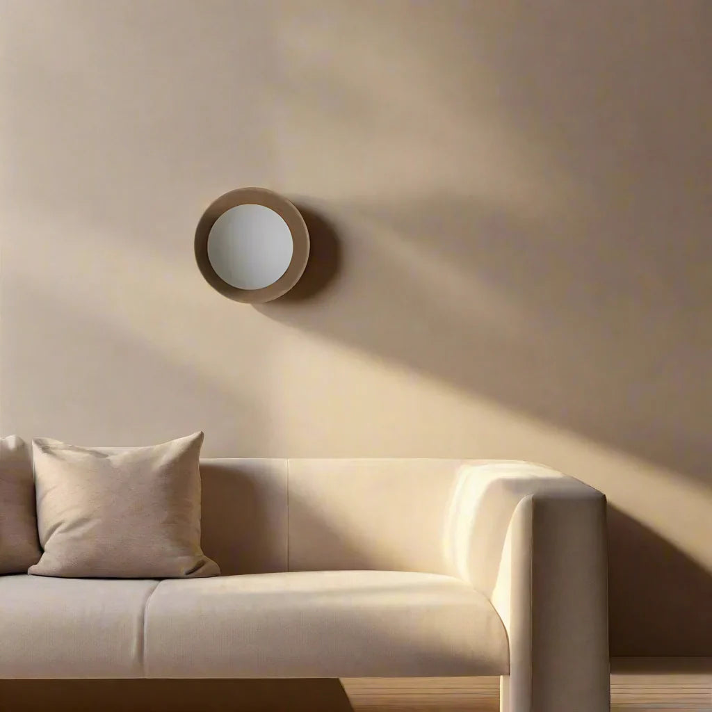Nordic Natural Wood Wall Sconce LED Light With Globe Shade