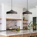 Modern Iron Pendant Light With Warm LED Glow